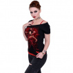 T-shirt débardeur (2en1) à Reine des coeurs