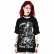 T-shirt femme  chat magicien, lune et curseur ouija - RESTYLE