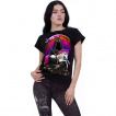 T-shirt femme  Faucheuse et sa licorne de compagnie