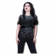 T-shirt femme gothique lacr  ronde de nuit des chauves-souris