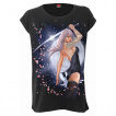 T-shirt femme guerrire japonaise  katana style anime japonais