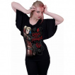 T-shirt femme HARLEY QUINN à manches voilées (licence officielle)