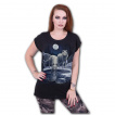 T-shirt femme  loups au bord de la rivire