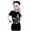 T-shirt femme à Pentagramme de roses - RESTYLE