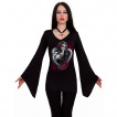 T-Shirt femme à manches amples longues à Catrina mexicaine et serpent