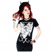 T-shirt femme à rose et chat sphynx à 3 yeux - RESTYLE