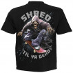 T-shirt homme avec La Mort sur skateboard