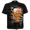 T-shirt homme avec La Mort tenant une bire