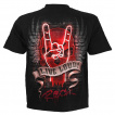 T-shirt homme avec La Mort tenant une bière