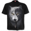 T-shirt homme avec loups et attrape rve inspiration Yin et Yang