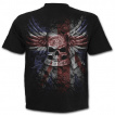 T-shirt homme avec tte de mort sur drapeau Union Jack