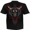T-shirt homme à biker squelette