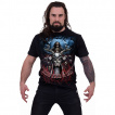 T-shirt homme à biker squelette
