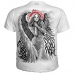 T-shirt homme blanc  ange dsespr