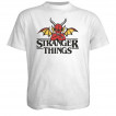 T-shirt homme blanc STRANGER THINGS - DEMON (Licence Officielle)
