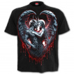 T-shirt homme  Diable et Ange formant un coeur de leurs ailes