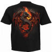 T-shirt homme  duel de Mage et Dragon infernal