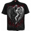 T-shirt homme gothique avec La Mort aile enlaant un ange