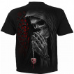 T-shirt homme gothique avec La Mort ailée enlaçant un ange