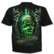 T-shirt homme gothique avec La Mort buvant son verre d'Absinthe