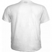 T-shirt homme gothique blanc  crane spectral 
