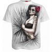 T-shirt homme gothique blanc 