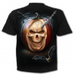 T-shirt homme gothique  citrouille de la Mort et Faucheuse