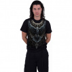 T-shirt homme gothique  corbeau ailes dployes et cranes