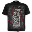 T-shirt homme gothique à couple de squelettes