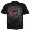 T-shirt homme gothique à couple de squelettes