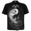 T-shirt homme gothique à cranes Yin et Yang