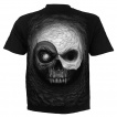 T-shirt homme gothique à cranes Yin et Yang