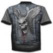 T-shirt homme gothique imitation tenue Trash Métal