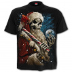 T-shirt homme gothique à Père anti noel avec sa hache en sang
