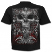 T-shirt homme gothique  sablier sang des mots