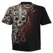T-shirt homme gothique Skull Shoulder Wrap