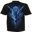 T-shirt homme à guerrière combattant un Dragon de Glace