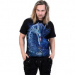 T-shirt homme à guerrière combattant un Dragon de Glace
