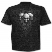 T-shirt homme à imprimé cranes façon florale