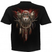 T-shirt homme à loups sur attrape-rêves et femme chamanique