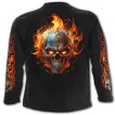 T-shirt homme manches longues  Ange de La Mort sur sa moto