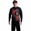 T-shirt homme manches longues avec la Mort en mode Ralit virtuelle