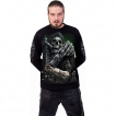 T-shirt homme manches longues avec La Mort gagnant aux checs