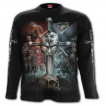 T-shirt homme manches longues à bataille épique entre 2 mondes