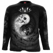 T-shirt homme manches longues à cranes Yin et Yang