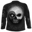 T-shirt homme manches longues à cranes Yin et Yang
