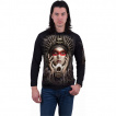 T-shirt homme manches longues à loups sur attrape-rêves et femme chamanique