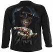 T-shirt homme manches longues  Oeil d'Horus et squelette malfique