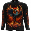 T-shirt homme manches longues REBORN à phénix renaissant