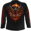 T-shirt homme manches longues REBORN à phénix renaissant